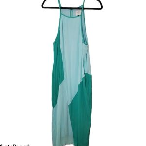 HD in Paris Teal & Turquoise Pleated Dress
